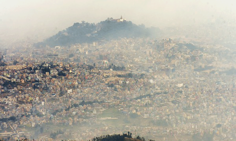 काठमाडौं फेरी विश्वकै प्रदूषित सहरको पहिलो नम्बरमा