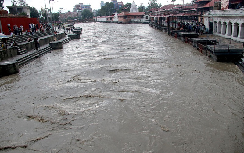 बागमती नदीमा सतर्कता तह पार