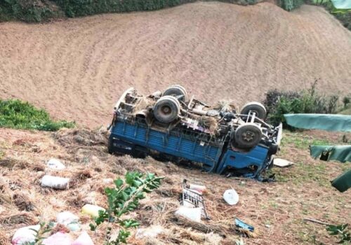 सल्यानमा ट्रक दुर्घटना हुँदा ४ जनाको मृत्यु